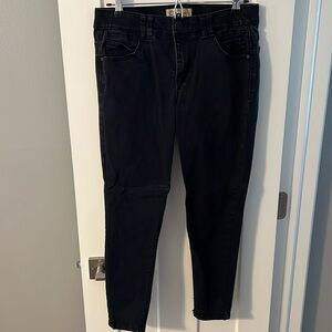 Black Democracy crop ankle Jeans. Size 8P. Rarely worn.
